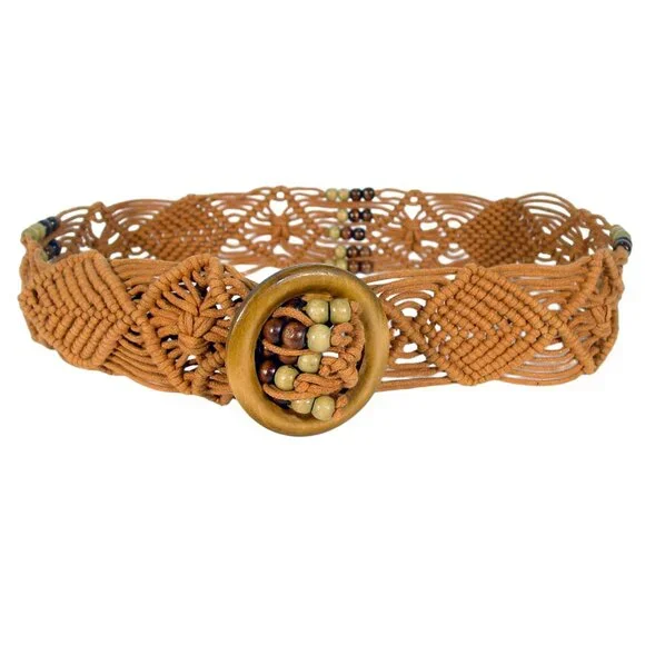 unknown | Accessories | Artisan Handmade Wide Macrame Beaded  display picture 2